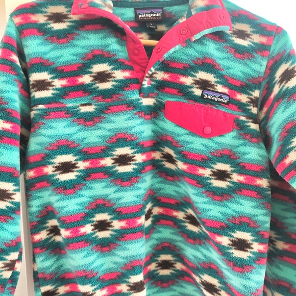SOLD! Patagonia Wild Desert Aztec Synchilla Snap T - Picture 2 of 8